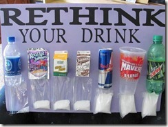 Rethink your drink - sugar
