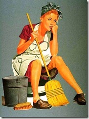 Cleaning lady