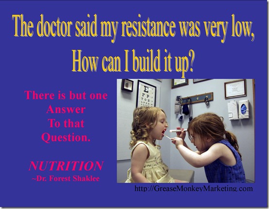 How to build resistance