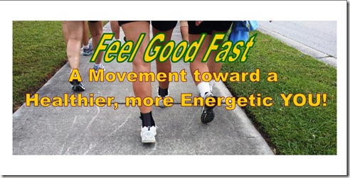 Feel Good Fast Walking Banner