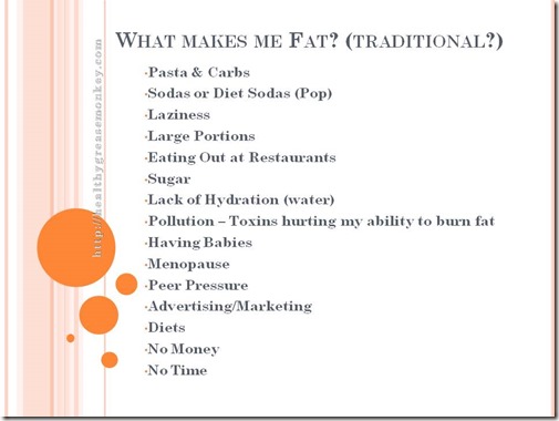 What makes me Fat
